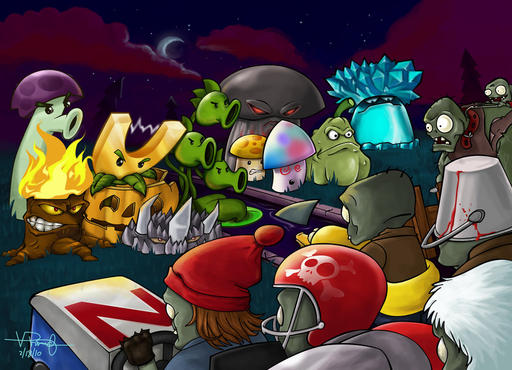 Plants vs. Zombies - Фан-арт — 2